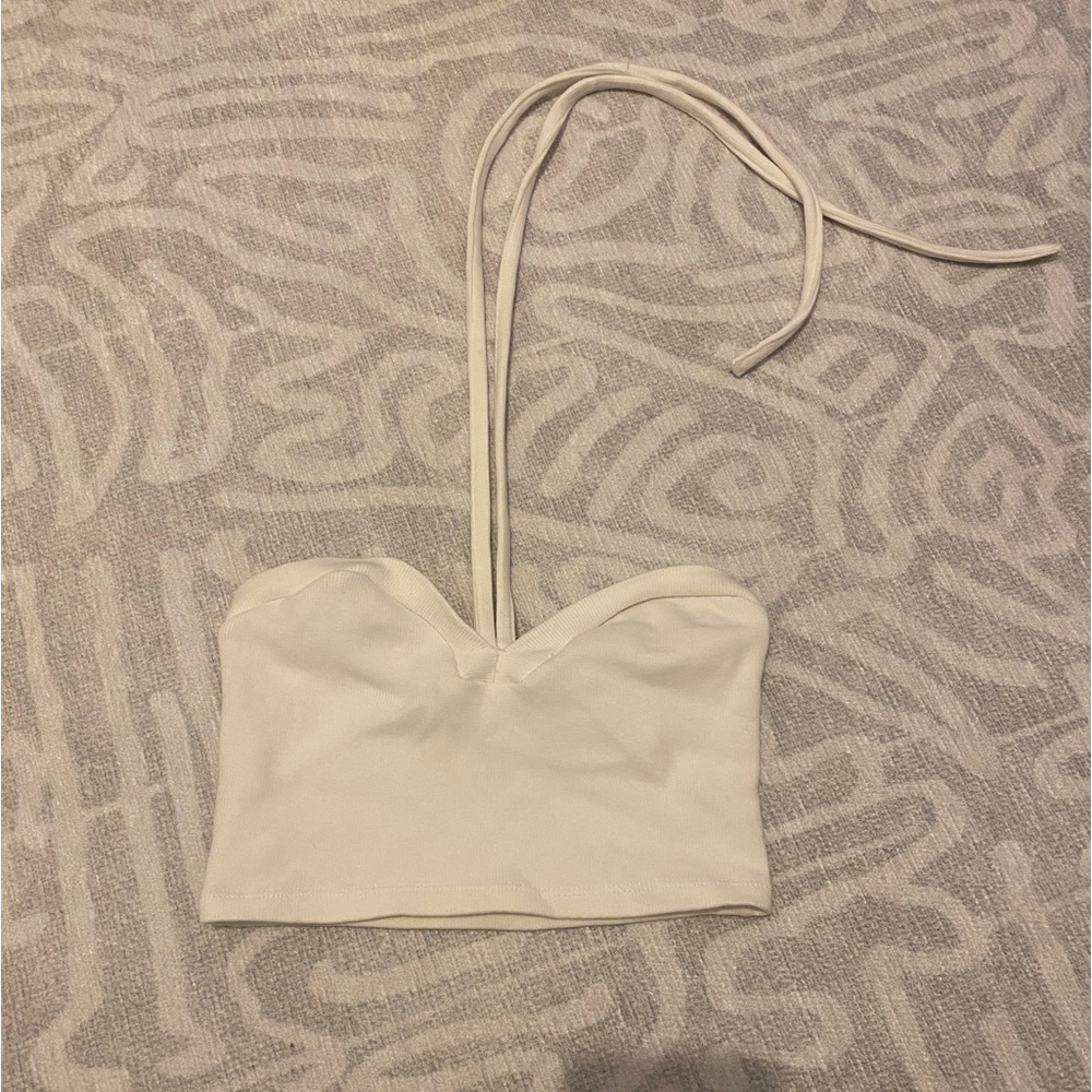 Sweetheart neck crop top